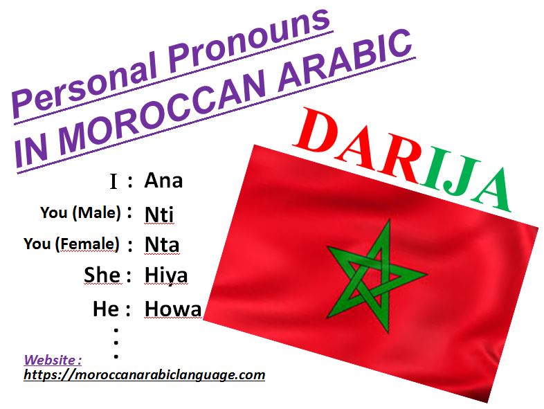 personal pronouns in darija morocco online courses